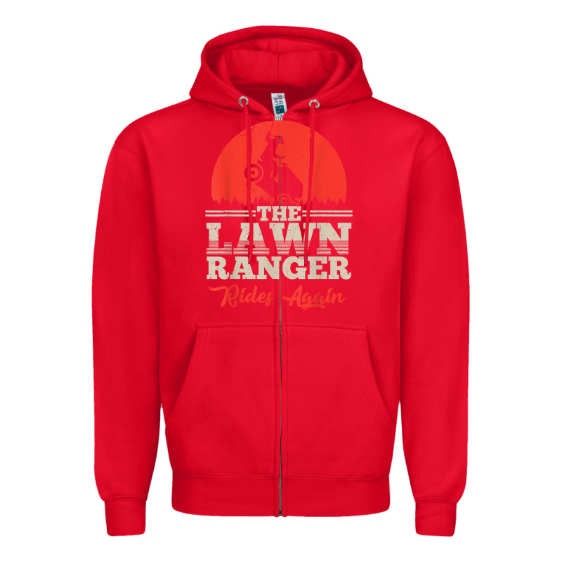 The Lawn Ranger Rides Again Shirt  Cute Lawn Caretaker Gift Zipper Hoodie by longCreatives | Teevron