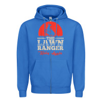 True Royal the lawn ranger rides again shirt  cute lawn caretaker gift Zipper Hoodie - longCreatives
