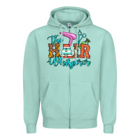 Seafoam the hair whisperer Zipper Hoodie - Artiststas