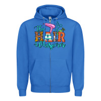 True Royal the hair whisperer Zipper Hoodie - Artiststas