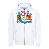 White the hair whisperer Zipper Hoodie - Artiststas