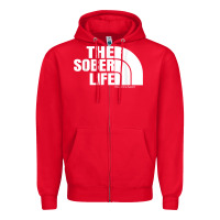 Red the sober life sobriety cool aa na anonymous t shirt gifts Zipper Hoodie - longCreatives