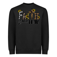 Black faith over fear Heavyweight Sweatshirt - CowhideDigitalArt