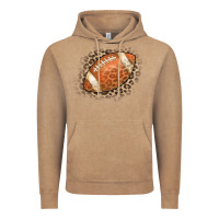 Vintage Coffee American Football Leopard Vintage Hoodie - CowCowDesign