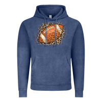 Vintage Denim American Football Leopard Vintage Hoodie - CowCowDesign