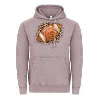 Vintage Zinc American Football Leopard Vintage Hoodie - CowCowDesign