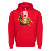 Red Sing Gunter Zipper Hoodie - longCreatives