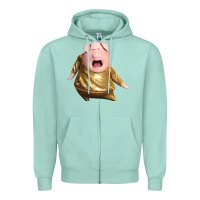 Seafoam Sing Gunter Zipper Hoodie - longCreatives