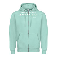 Seafoam Domestic Violence Advocate Zipper Hoodie - longCreatives