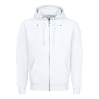 White Domestic Violence Advocate Zipper Hoodie - longCreatives