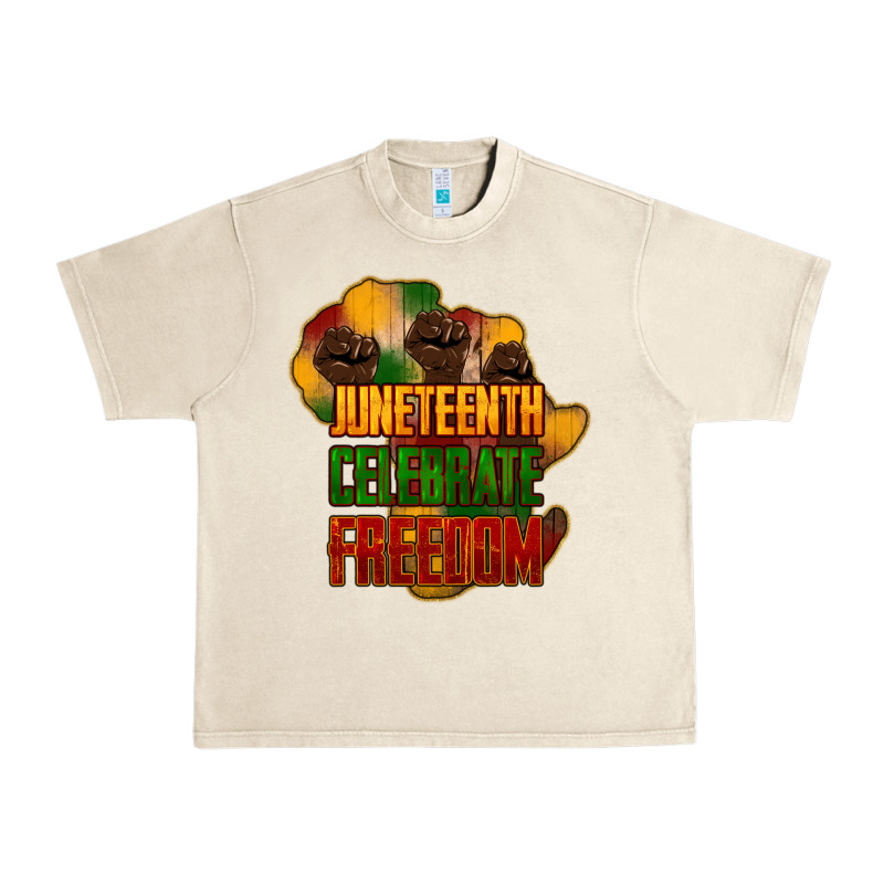 Juneteenth Celebrate Freedom Urban Heavy Tee by HowdyJamesFarm | Teevron