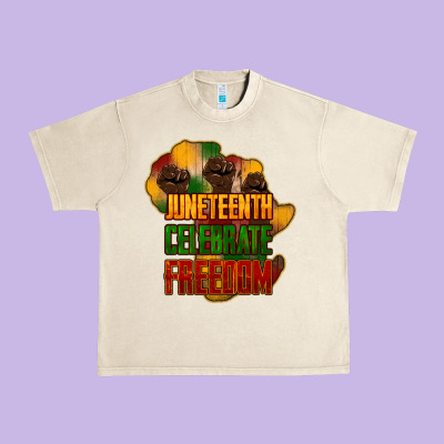 Juneteenth Celebrate Freedom Urban Heavy Tee Designed By Howdyjamesfarm