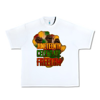 White Juneteenth celebrate freedom Urban Heavy Tee - HowdyJamesFarm