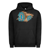 Pigment Black gemstone wood leopard patch Urban Hoodie - AdoDesignShop