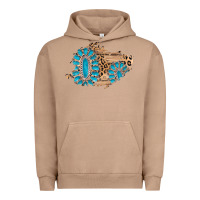 Pigment Burro gemstone wood leopard patch Urban Hoodie - AdoDesignShop