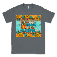Charcoal Heather Tis' The Season To Be Grateful Classic Tee - Artiststas