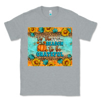 Heather Grey Tis' The Season To Be Grateful Classic Tee - Artiststas