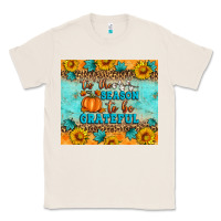Natural Tis' The Season To Be Grateful Classic Tee - Artiststas