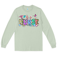 Matcha Easter Nurse Long Sleeve Tee - OliviaCreatesArt