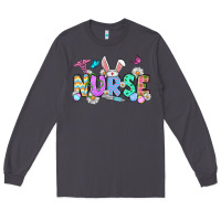 Smoke Easter Nurse Long Sleeve Tee - OliviaCreatesArt