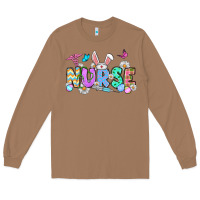 Toasted Coconut Easter Nurse Long Sleeve Tee - OliviaCreatesArt