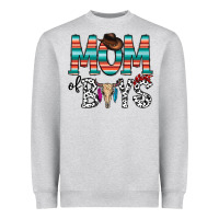 Heather Grey mom of boys Heavyweight Sweatshirt - CowhideDigitalArt