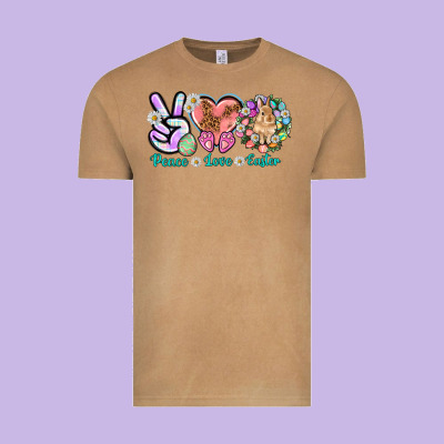 Peace Love Easter Day Vintage Tee Designed By Howdyjamesfarm