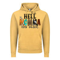 Vintage Mustard The Only Hell my Momma Ever Raised Vintage Hoodie - CowCowDesign