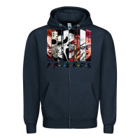 Navy funny horror friends scary movies halloween costume sweatshirt Zipper Hoodie - longCreatives
