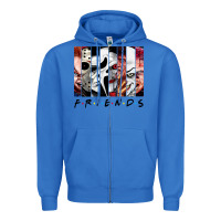 True Royal funny horror friends scary movies halloween costume sweatshirt Zipper Hoodie - longCreatives