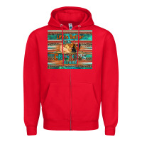 Red life is better with chickens around chicken coop Zipper Hoodie - Artiststas