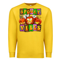 Lemon spooky vibes Premium Sweatshirt - AdoDesignShop