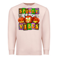 Pale Pink spooky vibes Premium Sweatshirt - AdoDesignShop