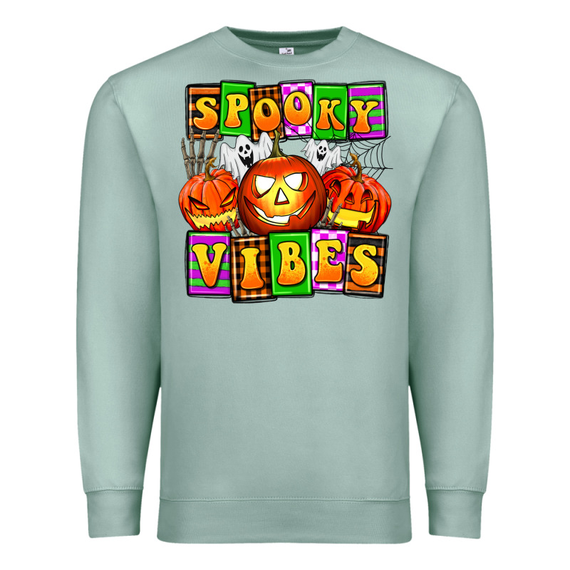 Spooky Vibes Premium Sweatshirt by AdoDesignShop | Teevron