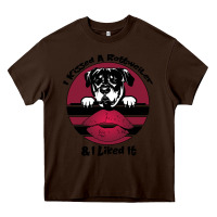 Chocolate Brown I kissed a dog and I like it Heavy Core Tee - Bettercallsaul