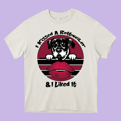 I Kissed A Dog And I Like It Heavy Core Tee Designed By Bettercallsaul