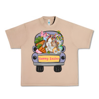 Burro Happy Easter bunny truck Easter Day Urban Heavy Tee - CowGirlArtShop