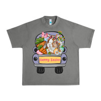 Tornado Happy Easter bunny truck Easter Day Urban Heavy Tee - CowGirlArtShop