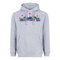 Heather Grey stitches Heavyweight Hoodie - AdoDesignShop