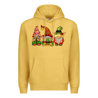 Antique Gold Elf Gnomes Premium Hoodie - CowhideDigitalArt