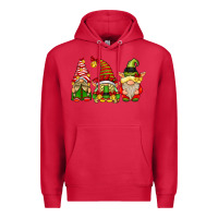 Cardinal Elf Gnomes Premium Hoodie - CowhideDigitalArt
