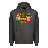 Charcoal Heather Elf Gnomes Premium Hoodie - CowhideDigitalArt