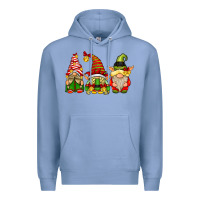 Colony Blue Elf Gnomes Premium Hoodie - CowhideDigitalArt
