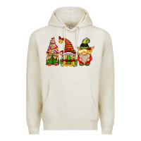 Oatmeal Heather Elf Gnomes Premium Hoodie - CowhideDigitalArt