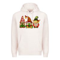 Pale Pink Elf Gnomes Premium Hoodie - CowhideDigitalArt
