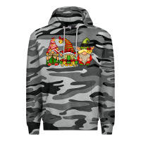 Slate Camo Elf Gnomes Premium Hoodie - CowhideDigitalArt