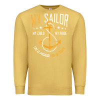 Antique Gold Proud Navy Mother for Moms of Sailors Proud Mom Navy Family Premium Sweatshirt - longCreatives