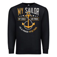 Proud Navy Mother For Moms Of Sailors Proud Mom Navy Family Premium Sweatshirt | Teevron