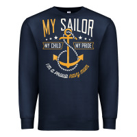 Navy Proud Navy Mother for Moms of Sailors Proud Mom Navy Family Premium Sweatshirt - longCreatives