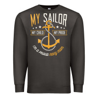 Smoke Proud Navy Mother for Moms of Sailors Proud Mom Navy Family Premium Sweatshirt - longCreatives